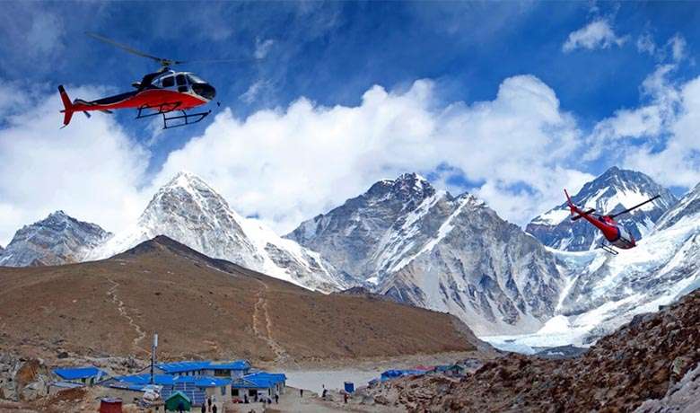 Everest helicopter tour
